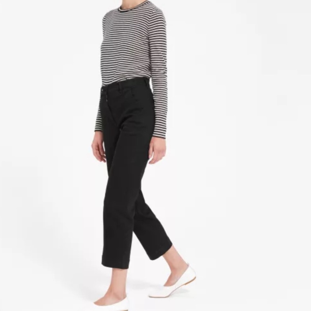 Everlane Black Cropped Ankle Pants